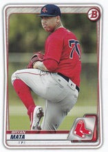 Load image into Gallery viewer, 2020 Bowman Baseball Cards - Prospects (101-150): #BP-128 Bryan Mata

