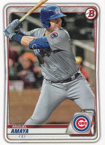 2020 Bowman Baseball Cards - Prospects (101-150): #BP-136 Miguel Amaya