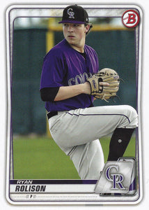 2020 Bowman Baseball Cards - Prospects (101-150): #BP-137 Ryan Rolison