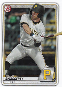 2020 Bowman Baseball Cards - Prospects (101-150): #BP-146 Travis Swaggerty