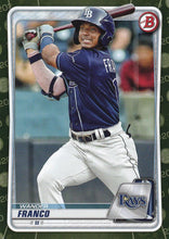 Load image into Gallery viewer, 2020 Bowman Baseball Cards - Prospects CAMO PARALLEL (1-100): #BP-1 Wander Franco
