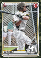 Load image into Gallery viewer, 2020 Bowman Baseball Cards - Prospects CAMO PARALLEL (1-100): #BP-10 Xavier Edwards
