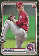 Load image into Gallery viewer, 2020 Bowman Baseball Cards - Prospects CAMO PARALLEL (1-100): #BP-24 Mason Denaburg
