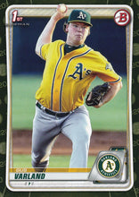 Load image into Gallery viewer, 2020 Bowman Baseball Cards - Prospects CAMO PARALLEL (1-100): #BP-38 Gus Varland
