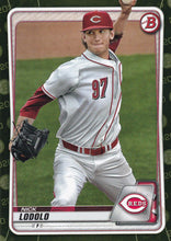Load image into Gallery viewer, 2020 Bowman Baseball Cards - Prospects CAMO PARALLEL (1-100): #BP-39 Nick Lodolo
