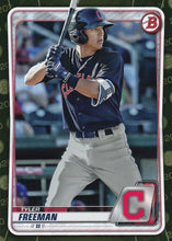 Load image into Gallery viewer, 2020 Bowman Baseball Cards - Prospects CAMO PARALLEL (1-100): #BP-40 Tyler Freeman
