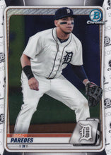 Load image into Gallery viewer, 2020 Bowman Baseball Cards - Chrome Prospects (101-150): #BCP-120 Isaac Paredes
