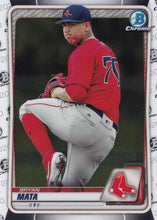 Load image into Gallery viewer, 2020 Bowman Baseball Cards - Chrome Prospects (101-150): #BCP-128 Bryan Mata
