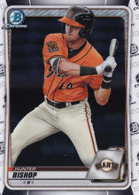 Load image into Gallery viewer, 2020 Bowman Baseball Cards - Chrome Prospects (101-150): #BCP-129 Hunter Bishop

