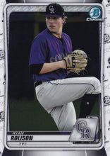Load image into Gallery viewer, 2020 Bowman Baseball Cards - Chrome Prospects (101-150): #BCP-137 Ryan Rolison

