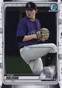 2020 Bowman Baseball Cards - Chrome Prospects (101-150): #BCP-137 Ryan Rolison