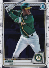 Load image into Gallery viewer, 2020 Bowman Baseball Cards - Chrome Prospects (101-150): #BCP-138 Jorge Mateo
