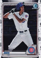 Load image into Gallery viewer, 2020 Bowman Baseball Cards - Chrome Prospects (101-150): #BCP-141 Brennen Davis
