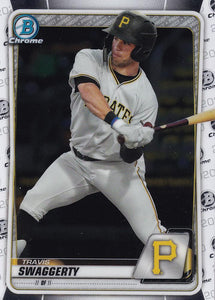 2020 Bowman Baseball Cards - Chrome Prospects (101-150): #BCP-146 Travis Swaggerty