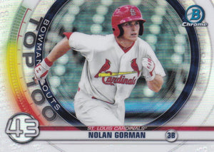 2020 Bowman Scouts’ Top 100 Chrome Refractor Insert ~ Pick your card