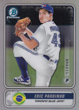 Load image into Gallery viewer, 2020 Bowman - Spanning the Globe Chrome Refractor Insert: #STG-EP Eric Pardinho
