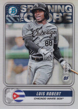 Load image into Gallery viewer, 2020 Bowman - Spanning the Globe Chrome Refractor Insert: #STG-LR Luis Robert
