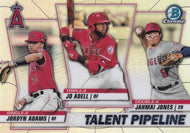 2020 Bowman - Talent Pipeline Trios Chrome Refractor Insert: #TP-LAA Jo Adell / Jahmai Jones / Jordyn Adams