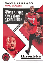 Load image into Gallery viewer, 2019-20 Panini Chronicles Basketball Cards #1-100: #22 Damian Lillard  - Portland Trail Blazers
