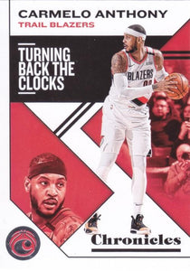 2019-20 Panini Chronicles Basketball Cards #1-100: #35 Carmelo Anthony  - Portland Trail Blazers
