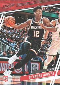 2019-20 Panini Chronicles Basketball Cards #1-100: #54 De'Andre Hunter RC - Atlanta Hawks
