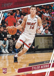 2019-20 Panini Chronicles Basketball Cards #1-100: #57 Tyler Herro RC - Miami Heat