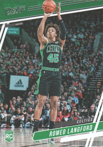 2019-20 Panini Chronicles Basketball Cards #1-100: #70 Romeo Langford RC - Boston Celtics