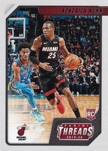 2019-20 Panini Chronicles Basketball Cards #1-100: #82 Kendrick Nunn RC - Miami Heat