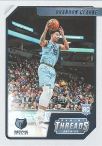 2019-20 Panini Chronicles Basketball Cards #1-100: #97 Brandon Clarke RC - Memphis Grizzlies
