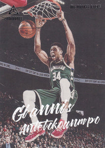 2019-20 Panini Chronicles Basketball Cards #101-200: #155 Giannis Antetokounmpo  - Milwaukee Bucks