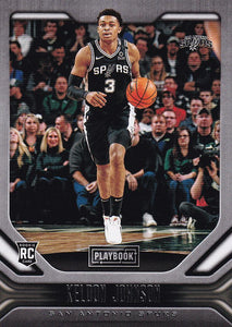 2019-20 Panini Chronicles Basketball Cards #101-200: #187 Keldon Johnson RC - San Antonio Spurs