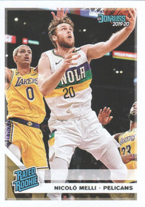 2019-20 Panini Chronicles Basketball Cards #101-200: #197 Nicolo Melli RC - New Orleans Pelicans
