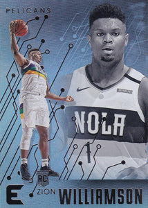 2019-20 Panini Chronicles Basketball Cards #201-300: #210 Zion Williamson RC - New Orleans Pelicans