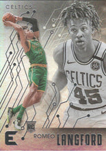 Load image into Gallery viewer, 2019-20 Panini Chronicles Basketball Cards #201-300: #219 Romeo Langford RC - Boston Celtics
