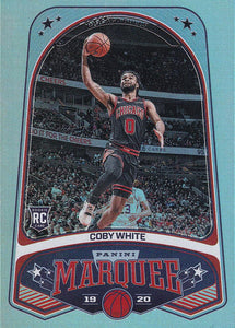 2019-20 Panini Chronicles Basketball Cards #201-300: #237 Coby White RC - Chicago Bulls