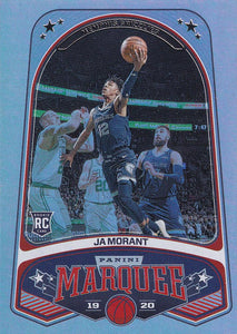 2019-20 Panini Chronicles Basketball Cards #201-300: #253 Ja Morant RC - Memphis Grizzlies