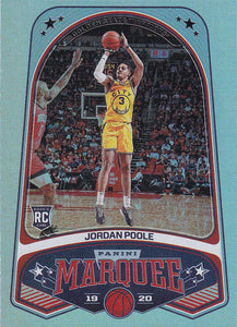 2019-20 Panini Chronicles Basketball Cards #201-300: #264 Jordan Poole RC - Golden State Warriors