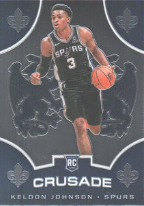 2019-20 Panini Chronicles Basketball Cards #501-699: #519 Keldon Johnson RC - San Antonio Spurs