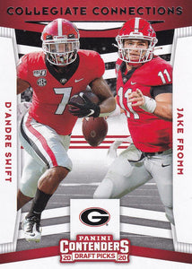 2020 Panini Contenders Draft Picks COLLEGIATE CONNECTIONS Inserts - Pick Your Cards