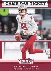 2020 Panini Contenders Draft Picks GAME DAY TICKETS Inserts - Pick Your Cards