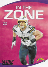 Load image into Gallery viewer, 2020 Panini Score NFL Football Cards IN THE ZONE Insert - Pick Your Cards
