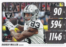 Load image into Gallery viewer, 2020 Panini Score NFL Football Cards NEXT LEVEL STATS Insert - Pick Your Cards

