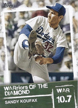 Load image into Gallery viewer, 2020 Topps Series 2 WARriors of the Diamond Inserts ~ Pick your card
