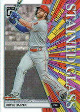 Load image into Gallery viewer, 2020 Donruss Optic Baseball STAINED GLASS HOLO INSERTS ~ Pick your card
