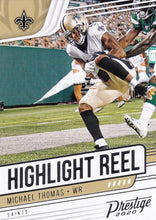 Load image into Gallery viewer, 2020 Panini Prestige NFL HIGHLIGHT REEL INSERTS ~ Pick Your Cards
