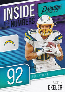 2020 Panini Prestige NFL INSIDE THE NUMBERS INSERTS ~ Pick Your Cards
