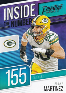 2020 Panini Prestige NFL INSIDE THE NUMBERS INSERTS ~ Pick Your Cards