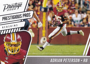 2020 Panini Prestige NFL PRESTIGIOUS PROS INSERTS ~ Pick Your Cards