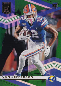 2020 Donruss Elite NFL Football GREEN ROOKIE PARALLELS #101-200 ~ Pick Your Cards