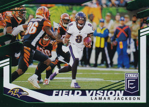 2020 Donruss Elite NFL Football FIELD VISION GREEN INSERTS ~ Pick Your Cards